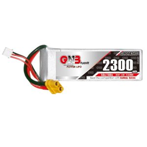 Литий-полимерный аккумулятор GNB High Energy 2300 мАч, 2S, 7,4 В, 50 C для квадрокоптеров FPV, радиоуправляемых автомобилей и моделей лодок