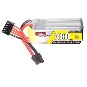GNB High Energy 380mAh 4S 152V 90C HV Lipo Battery for FPV Drone RC Aircraft Model