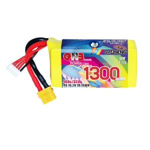 GNB High Energy 1300mAh 4S 15.2V 160C HV LiPo Battery for FPV Drone