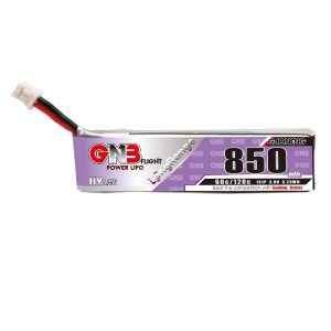 GNB 850mAh 1S 3.8V 60C HV LiPo Battery for Indoor FPV Drones Long Life