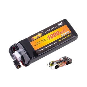 74V 1000mAh 2S LiPo Battery for Flying God 1/18 2WD Rear Drive 721137 Flat Road Car Eagle King