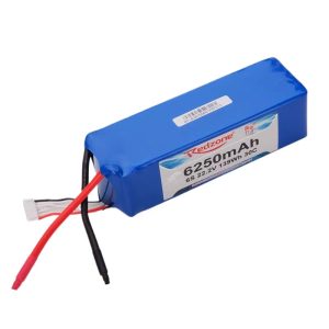 Redzone Lipo Fuli Lithium-Batterie für Modellflugzeuge, 6S, 30C, 6250 mAh, 22,2 V, mit T-Stecker
