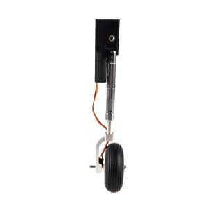 Electric Retractable Shock Absorbing Landing Gear Fixed Wing Model Aircraft Tripod Pu Wheel Alloy Shock Proof Foot