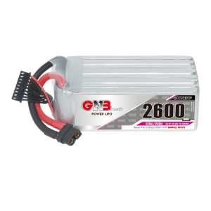Акумулятор LiPo GNB High Energy ємністю 2600 мА·год, 8S, 29,6 В, 120°C для радіокерованих гелікоптерів та іграшок FPV