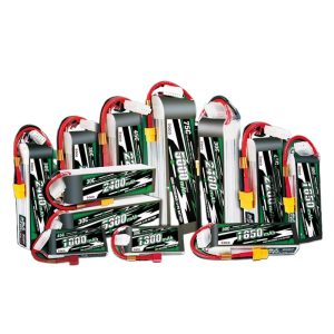 بطارية ليثيوم بوليمر Grignard 75C 6S 22.2 فولت لطائرات الدرون FPV، سعات 1300 و1450 و1800 و5600 و6000 مللي أمبير مع موصل XT90