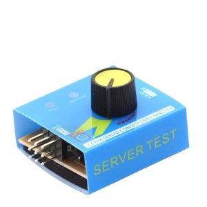 Simple Steering Gear Servo Tester Brushless ESC Model Aircraft Motor Electric Regulator with Indicator Light