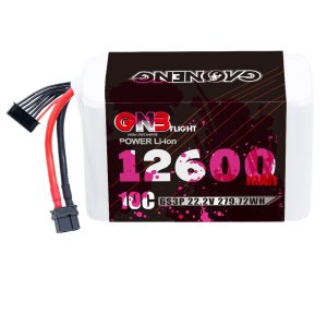 Литий-полимерная батарея GNB High Energy 1200 мАч 6S 22,2 В 10C Molicel 21700 P42a для FPV-дронов