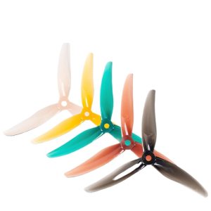 Gemfan Freestyle 4 Blade 5 Inch FPV Racing Drone Propeller Raspberry Red