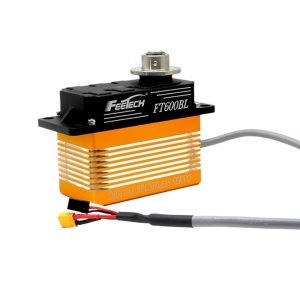 Feite FT600BL 24V 600KG Brushless Motor Full Aluminum Shell Steel Gear 180 Degree Digital Servo Steering Gear