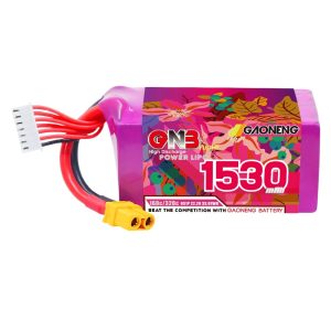 GNB 1530mAh 6S 22.2V 160C High Rate Lipo Battery for 5 inch FPV Drone