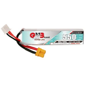 GNB High Energy 550mAh 2S 7.4V 90C FPV Lipo Battery for Mini Drones RC Models