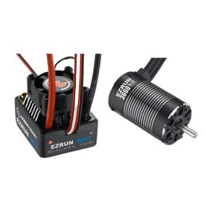 Haoying Yilang EzRun 3652SL 5400KV Non Inductive Brushless Motor with MAX10 60A ESC for RC 1/10 Vehicle