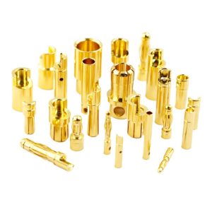 Amos GC-Serie: Bananenstecker in den Größen 2 mm, 3 mm, 4 mm, 5 mm, 6 mm und 8 mm – XT60- und EC5-Anschlüsse