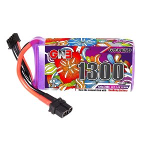 GNB High Energy 1300mAh 4S 15.2V 120C HV FPV Lipo Battery for Racing Drone