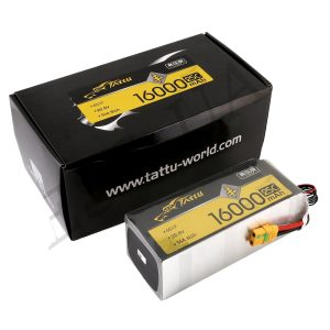 Tattu Grignard HV Lithium-Batterie 16000 mAh, 25C, 22,8 V, 6S – geeignet für Pflanzenschutz-Drohnen bis 10 kg