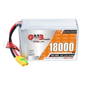 Аккумулятор GNB High Energy на 18000 мАч, 6S, 22,8 В, 70 C для моделей RC и сельскохозяйственной техники