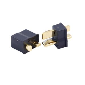 Amass 1015D M F Black Gold Plated Mini T Plug High Current RC Model Aircraft Connector