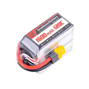 GW FPV Racing Drone Lithium Battery 6S 22.2V 1600mAh 120C for 5 inch UAV