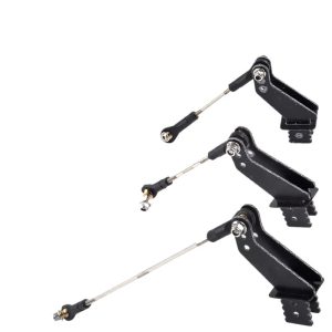Follet Model Airplane Rocker Arm Rudder Angle Pull Rod Ball Head Set 25-140mm