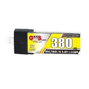 GNB High Energy 380mAh 1S 38V 90C FPV Lithium Battery HV for EmaxNanoHawk Indoor Coreless Drone