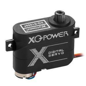 77g kleiner, voll aus Aluminium gefertigter Servo mit 3 kg Drehmoment – ideal für Drohnen, Roboter und intelligente Haushaltsgeräte (XQ-S1009F)