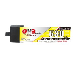 GNB High Energy 530 mAh 1S 3,8 V 90°C HV A30 – Hochleistungs-Lithium-Akku für kleine Quadrokopter