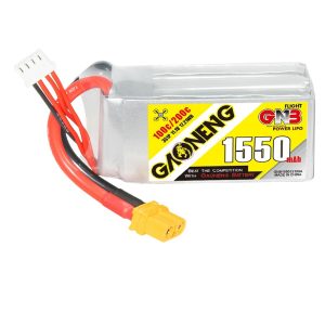 GNB 1550mAh 3S 11.1V 100C High Rate LiPo Battery for FPV Drone RC Models