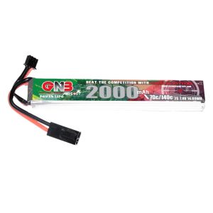 Аккумулятор GNB High Energy на 2000 мАч, 2S, 7,4 В, 70 C для электрических игрушек CS Real Field