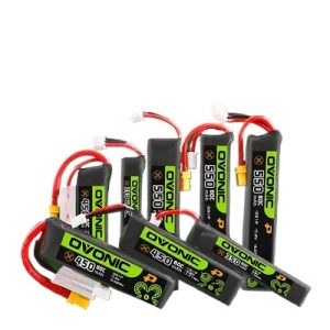 Ovonic 350-mAh, 450-mAh, 550-mAh, 650-mAh 1S/2S HV-LiPo-Akku mit 100C für FPV-Renndrohnen