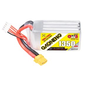 GNB 1350mAh 4S 14.8V 100C LiPo Battery for FPV Racing Drone Aircraft Model GNB13504S100A