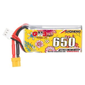 High Energy GNB 650mAh 2S 7.6V 120C LiPo Battery for 2 2.5 Inch FPV Drone