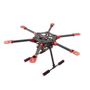 JMRRC HF750 750mm Carbon Fiber Six Axis Folding Quadcopter Frame Kit with Landing Gear