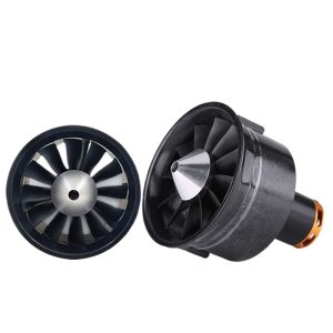 Qunxi 64mm Ducted Fan 12 Blade Propeller Fixed Wing Wind Barrel Accessories Brushless Motor 2822 CCW 4300KV
