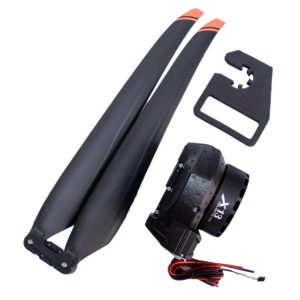 مجموعة طاقة Hobbywing X13 لمحركات الطائرات متعددة المراوح: محرك 200 أمبير ومروحة بقطر 56 بوصة تولد قوة سحب تصل إلى 56 كجم