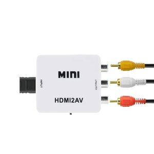 HDMI to AV Converter Digital to Analog Adapter RCA Lotus Head for Old TV Conversion Projector Set Top Box