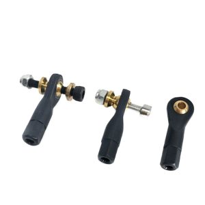 Fulite Aircraft Model Plastic Nylon Universal Ball Head Connector M2 M25 M3 for RC Car Servo Connection 10PCS