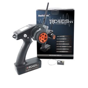 RadioLink RC4GS V3 2.4G 4 Channel LCD Screen Remote Control for Car Boat Gun Control