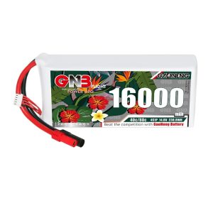 Аккумулятор GNB High Energy на 16000 мАч, 4S, 40C, 14,8 В для сельскохозяйственных дронов и радиоуправляемых вертолетов