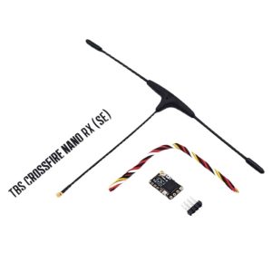 TBS Crossfire Nano RX SE Receiver with T Antenna for FPV Drones