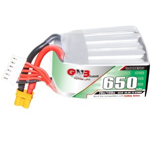 Аккумулятор LiPo GNB 650 мАч 5S 18.5 В 70 C для квадрокоптеров FPV и моделей самолетов GAONENG