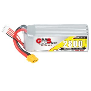 Аккумулятор LiPo GNB High Energy на 2800 мАч, 4S, 14,8 В, 100C для радиоуправляемых автомобилей, кораблей, самолетов и FPV-дронов
