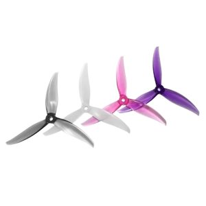 Hqprop Flower Pig R29 51293 Propellers 3 Blade 5 Inch FPV Drone Props Purple