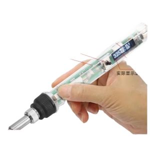 T12 Industrial Fast Heating Electric Soldering Iron Digital Display Portable FPV Travel Machine Accessories Installation Welding Aircraft Model Soldering Tool