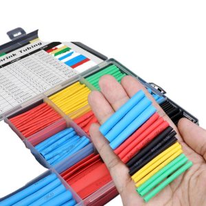 Heat Shrinkable Tube Boxed Waterproof Insulating Sleeve Household DIY Combination Set Wiring Tube Shrinkable Tube Protective Sleeve Colorful 560PCS