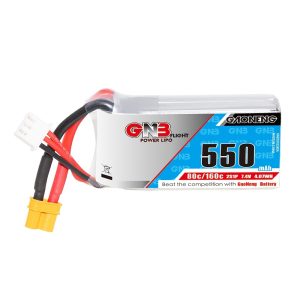 GNB 550mAh 2S 7,4V 80C LiPo-Akku für FPV-Renndrohnen und RC-Modelle GNB5502S80A