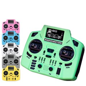 Radiomaster GX12 Gemini Dual Dopamine Remote Control Colorful 2.4G Hall Rocker Elrs FPV Transmitter