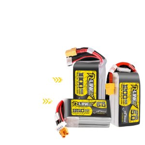 بطارية ليثيوم لطائرات الدرون ريسنج FPV من سلسلة Grignard Format Bric 5.0، بقوة 850-1200-1400 مللي أمبير/ساعة و4S/6S و150 درجة مئوية