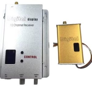5W 1.2G Wireless Video Transmitter Receiver FPV Analog Transmission System