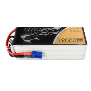 Grignard Tattu 12000mAh High Capacity 22.2V 6S1P Plant Protection Surveying FPV Drone Lipo Battery