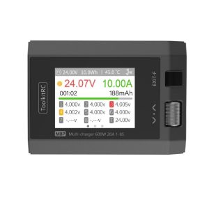 ToolkitRC M8P Balance Charger 1-8S 600W 20A LiPo Battery High Power Charging Discharging